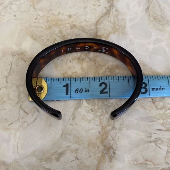 Sacori Faux Tortoise Shell Cuff Bracelet - Picture 8 of 8